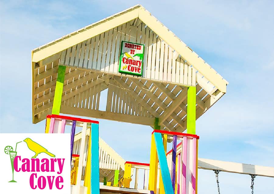 Canary Cove playground in Belize